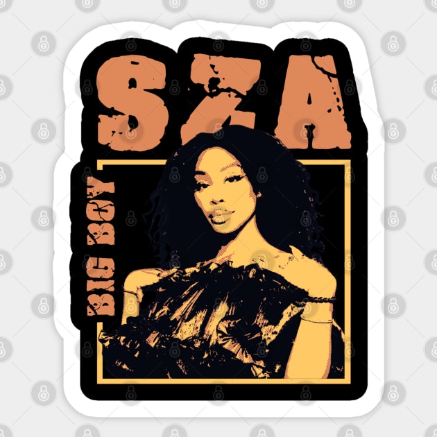 Vintage girl rapper Sticker by Buddydoremi